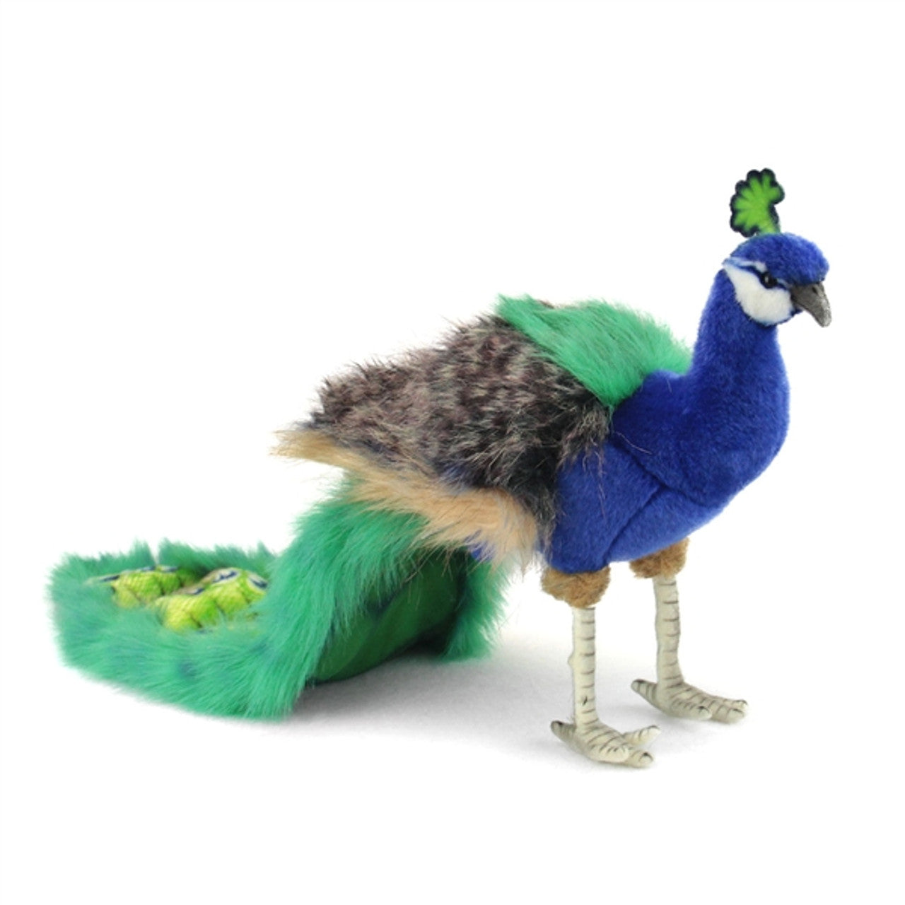 peacock teddy bear